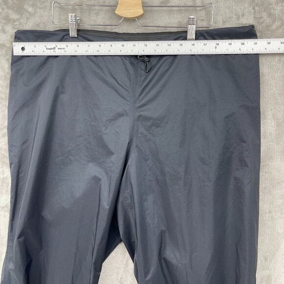 Patagonia Ripstop Nylon Rain Pants Wind Proof Packable Hiking Ankle Zip - Picture 13 of 15